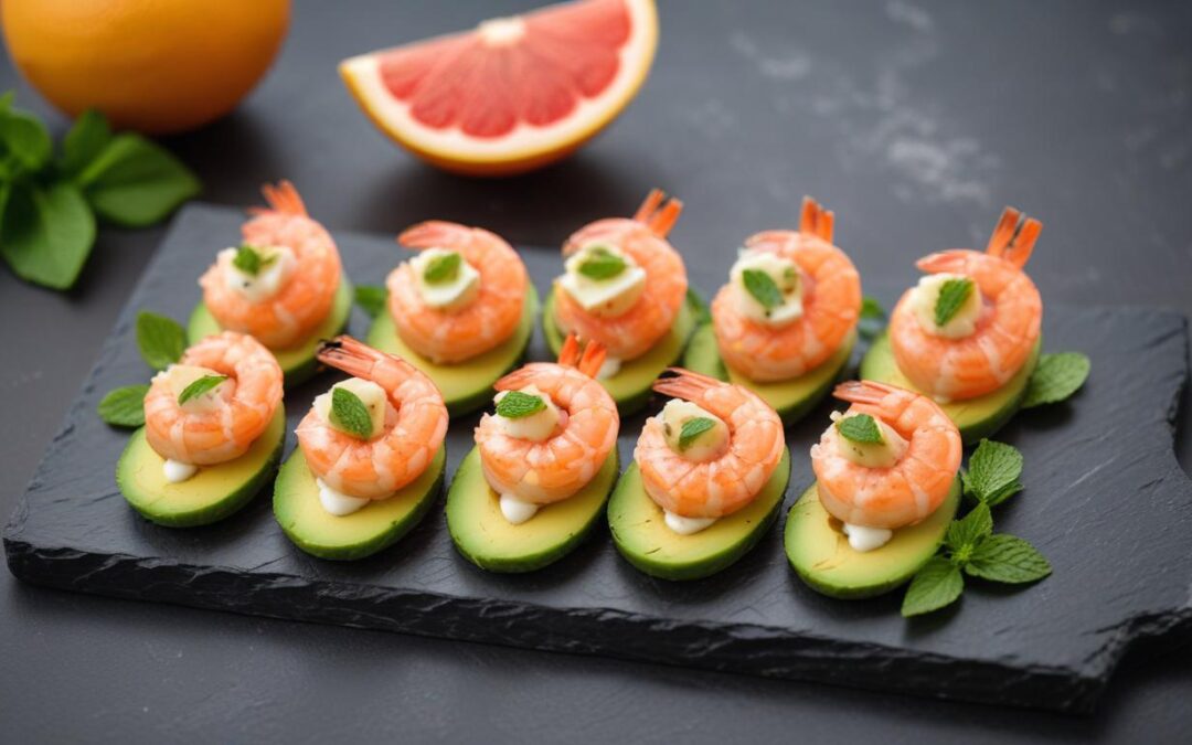 Antipasto di gamberetti