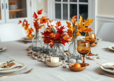 Decorare la tavola in autunno