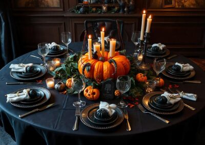 Idee per decorare la tavola Halloween
