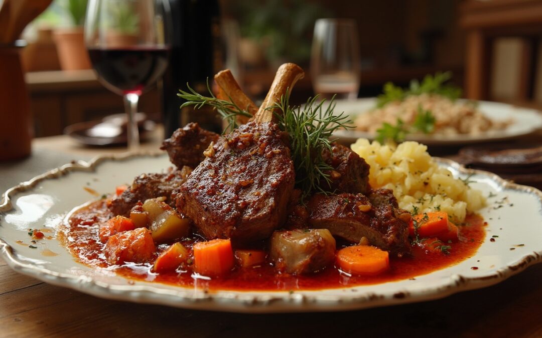 Agnello Stracotto al Vino