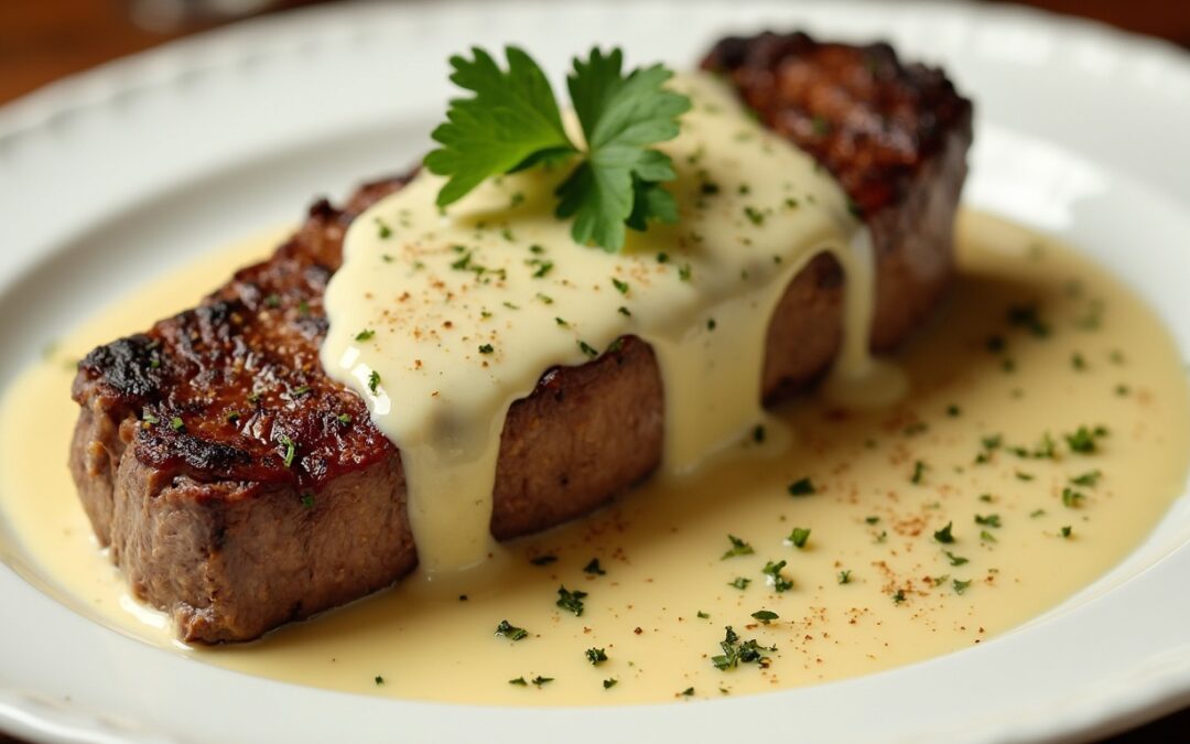 Bistecca con Salsa all'Aglio