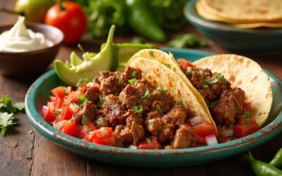 Carnitas di Maiale con Guacamole