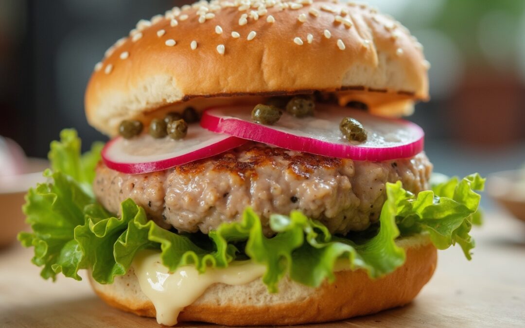Hamburger di Tonno con Salsa Tartara