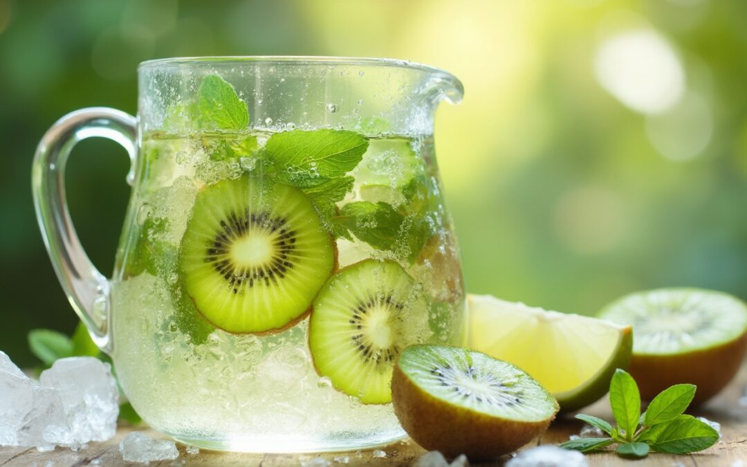 Acqua Aromatizzata al Kiwi e Menta