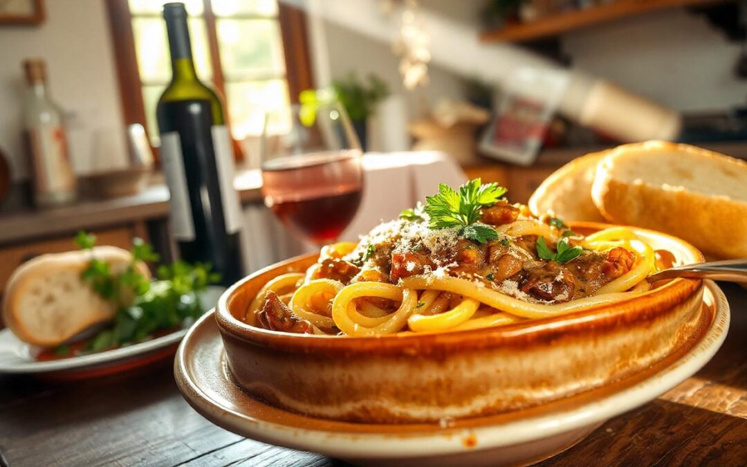 Bigoli con sugo di fegatini di pollo