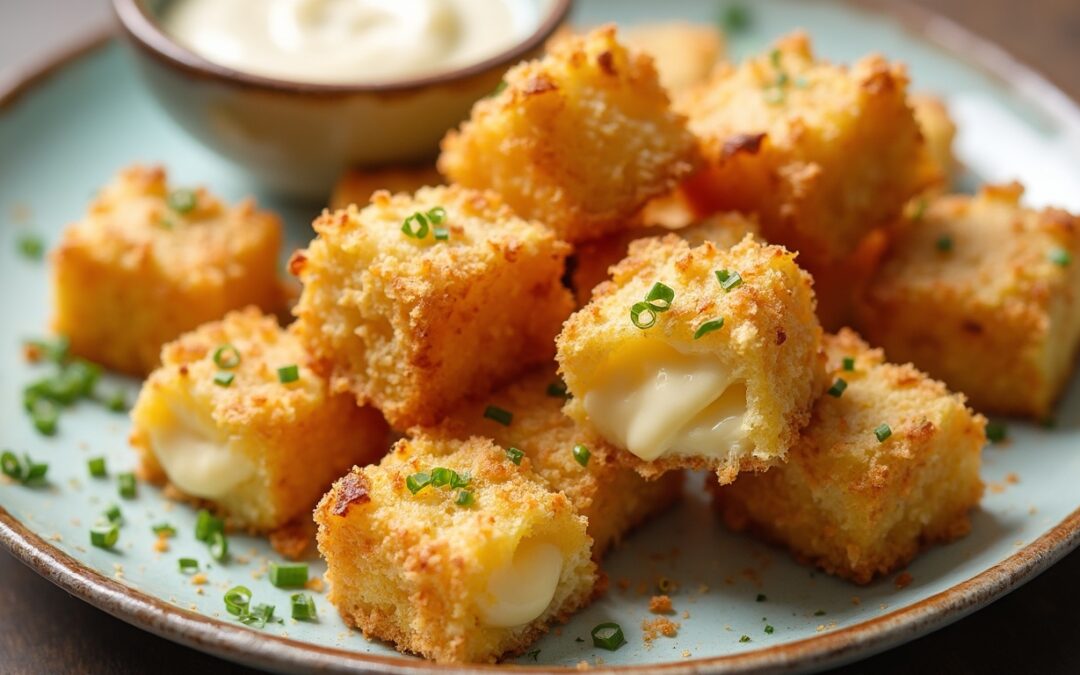 Cubetti di formaggio fritti