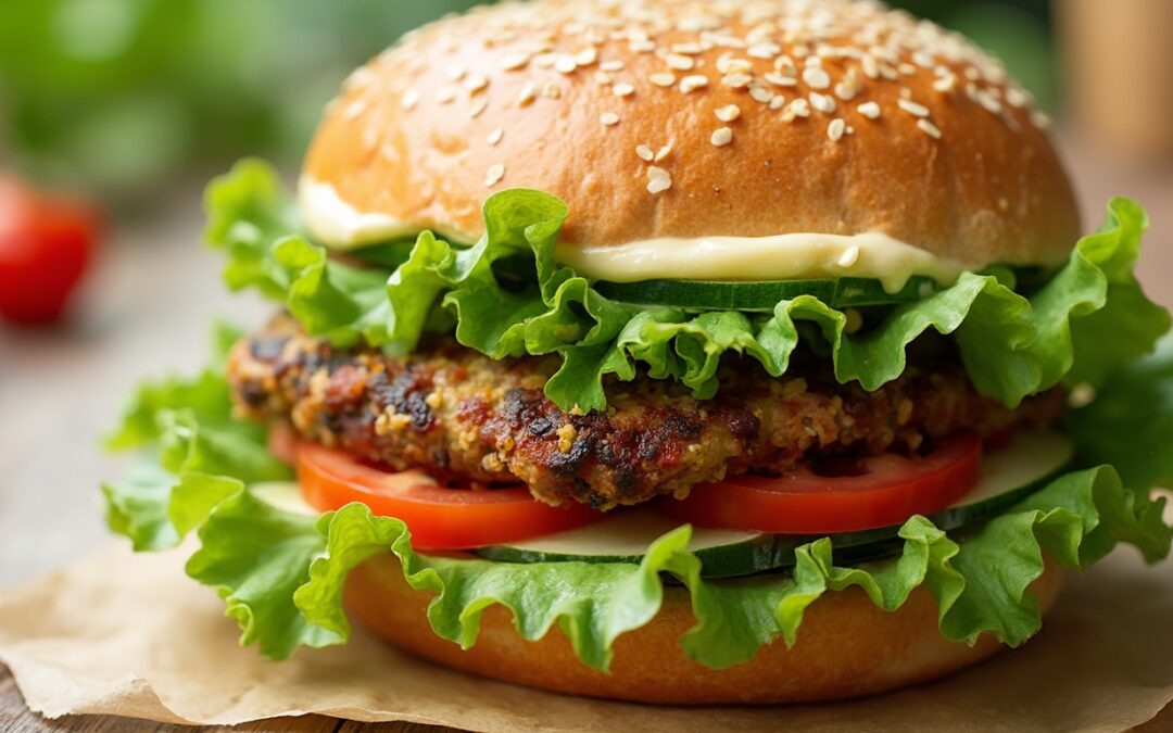 Panino con Burger Vegano