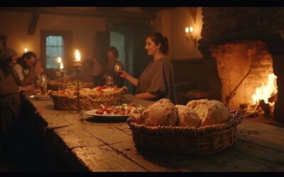 Come veniva mangiato il pane nel medioevo?