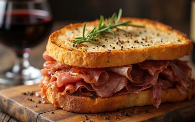 Panino di Barbozza Umbra Saltata alla Piastra