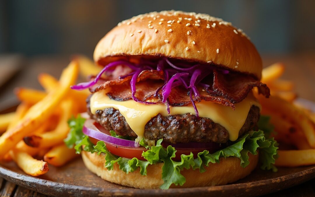 Lurido: Hamburger di Manzo con Provola Affumicata e Bacon