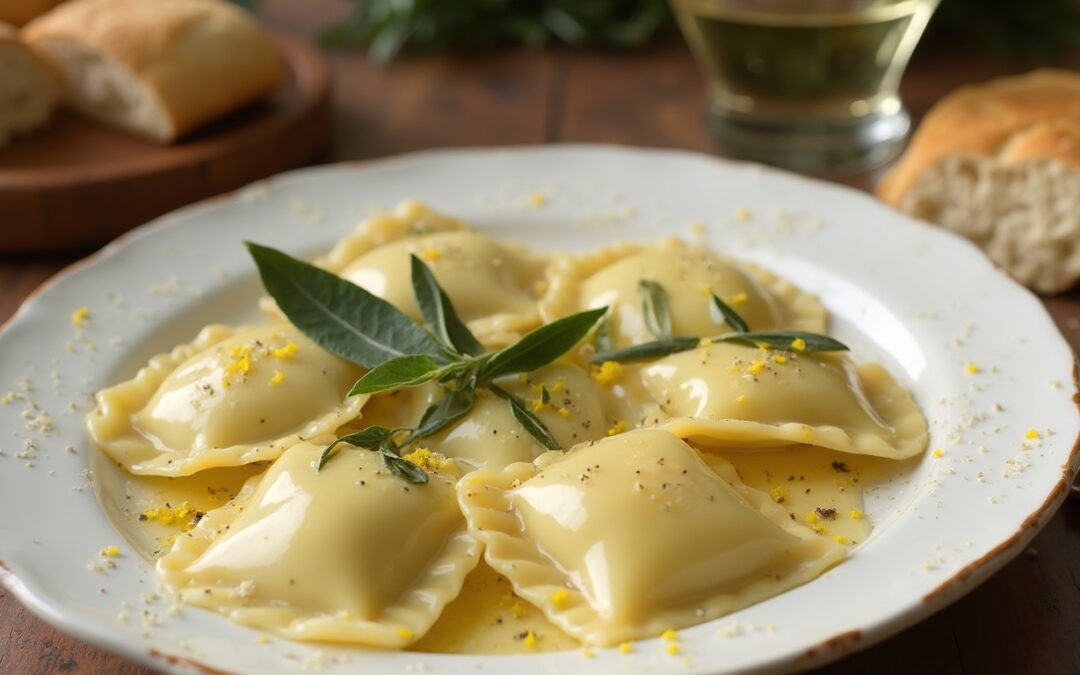 Ravioloni con Ripieno di Cernia