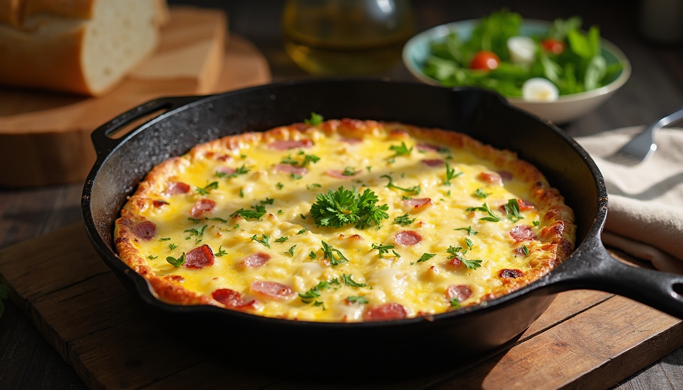 Frittata al Prosciutto - Le Ricette di Kuoko
