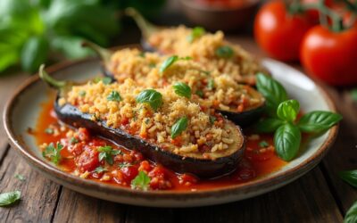 Melanzane Ripiene di Riso