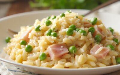 Risotto Piselli e Prosciutto
