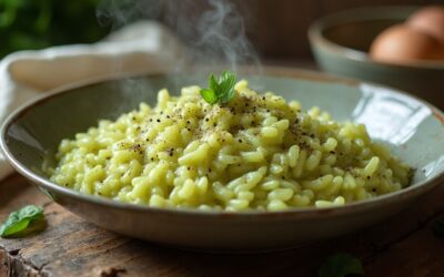 Risotto con Crema di Verza