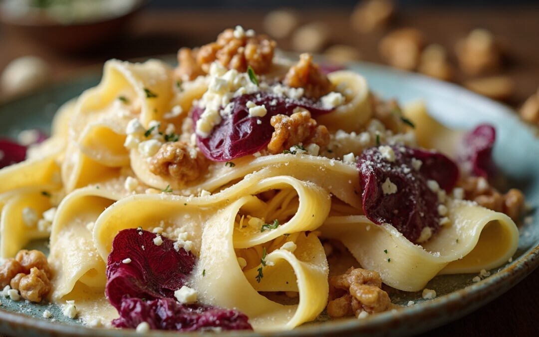 Tagliatelle Gorgonzola e Radicchio